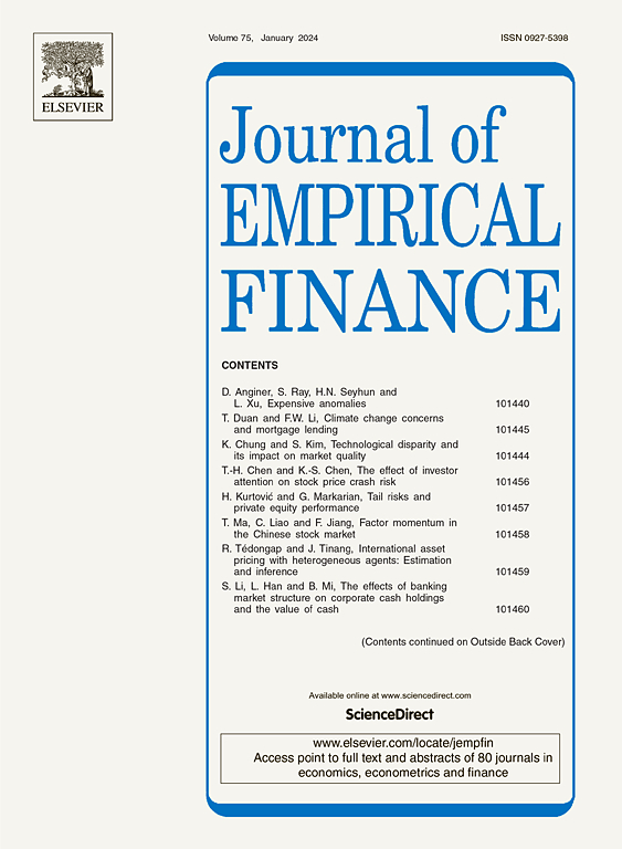 Go to journal home page - Journal of Empirical Finance